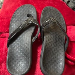 Sequin flip flops